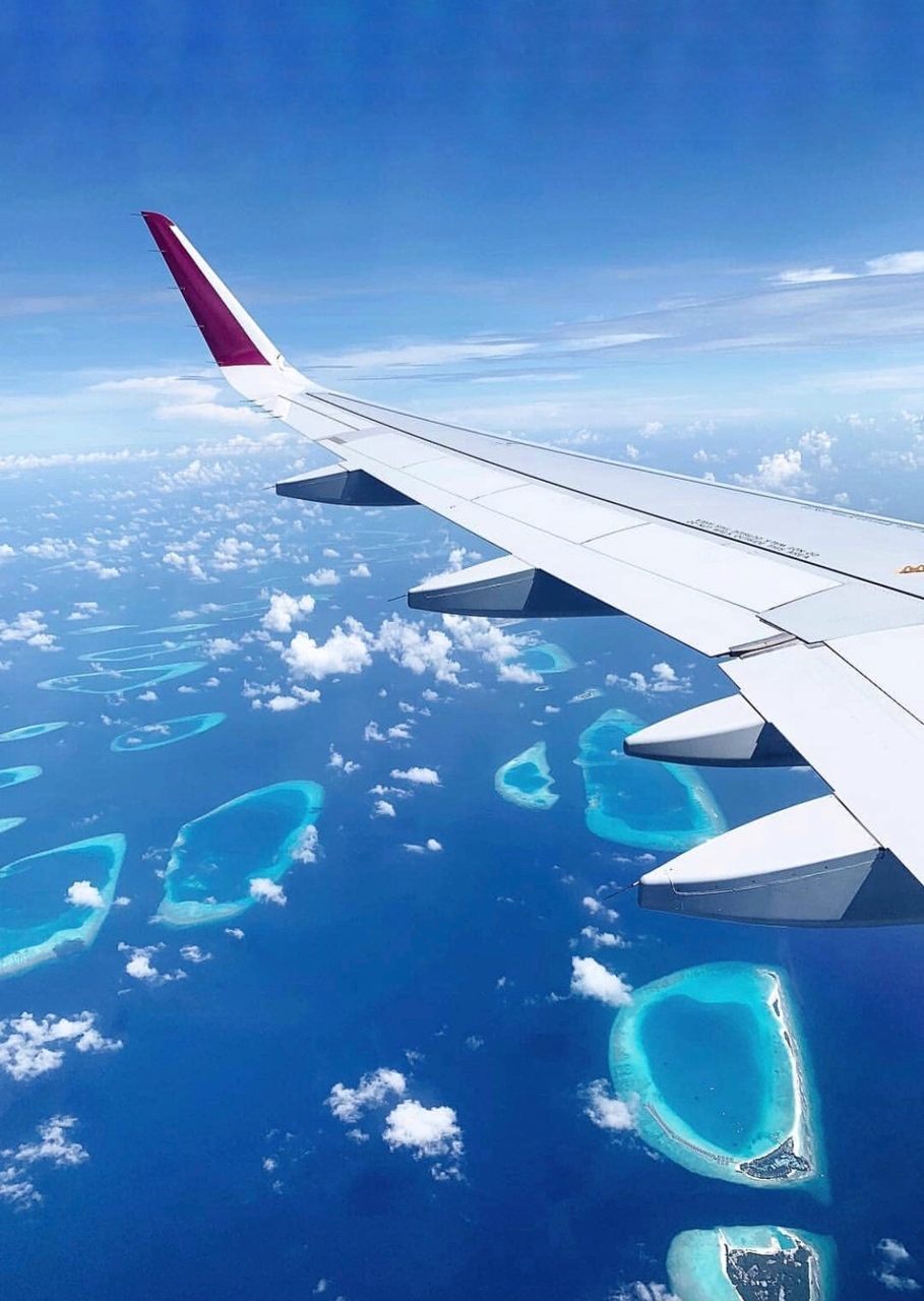 Мальдивы с самолета